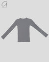 BASERANGE 25 Early Spring Heart Shaped Long Sleeve T-shirt BAS-TOHLS-RB-SP25-BOW BLUE